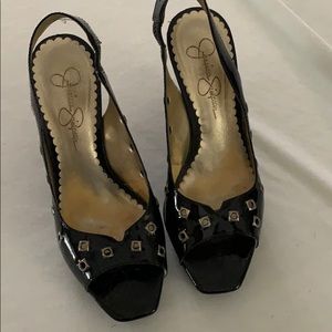 Jessica Simpson slingback wedges